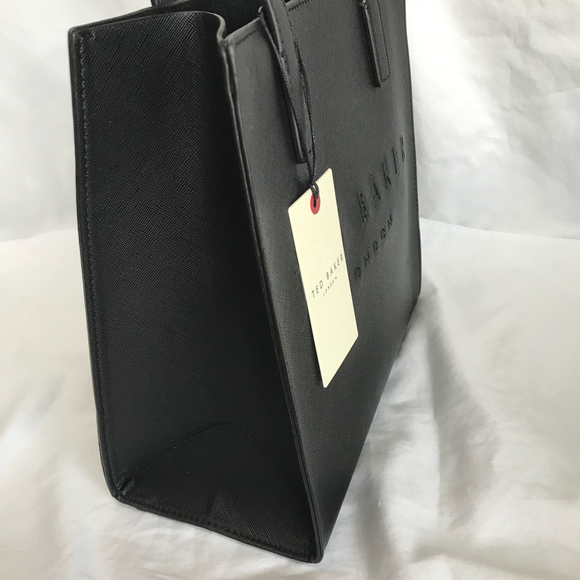 Ted Baker London Women’s Black Tote Bag “The Icon” Embossed Logo NWT - Picture 4 of 6